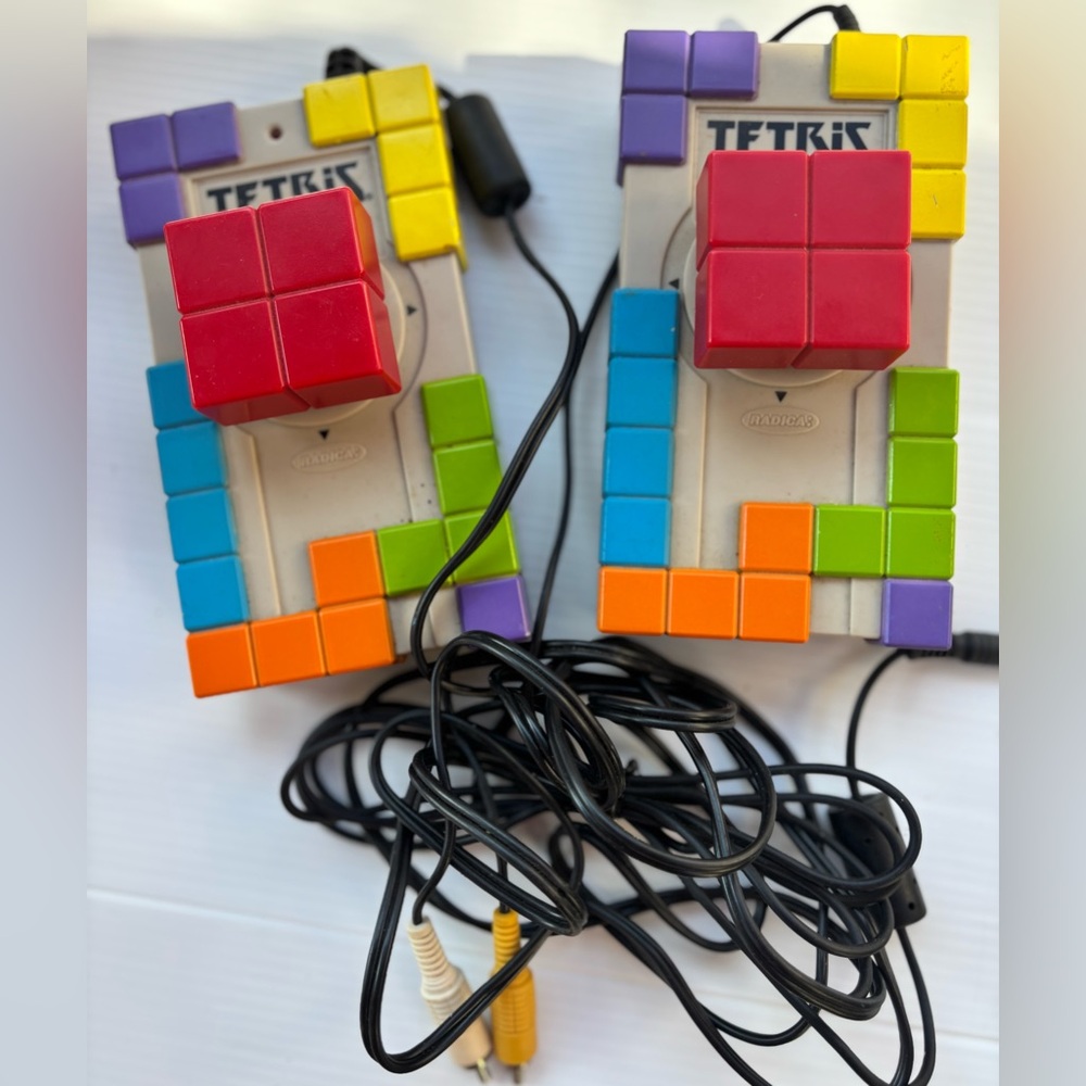 Y2K Tetris Plug and Play Game Set of 2 Radica 2003 Retro TV